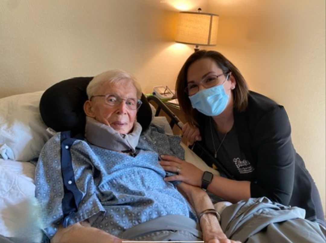 caregiver and client