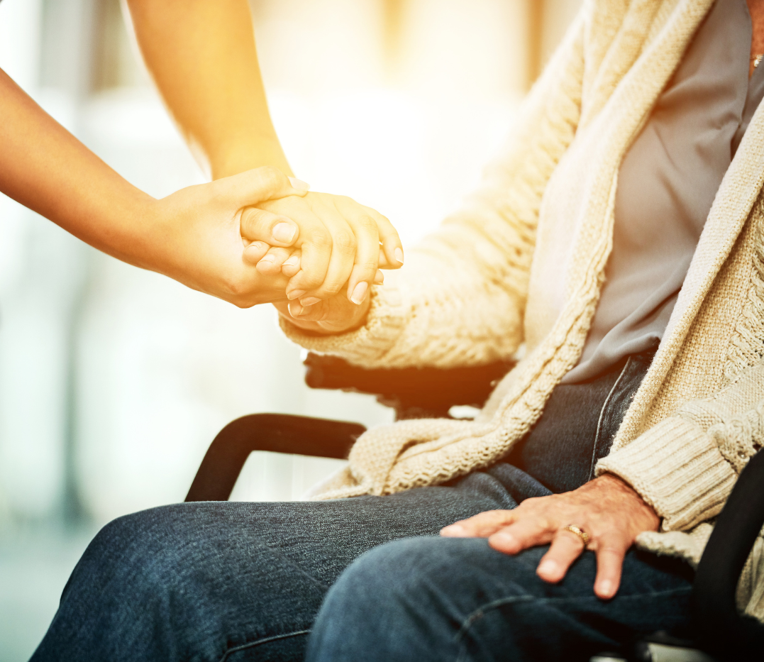 caregiver and client