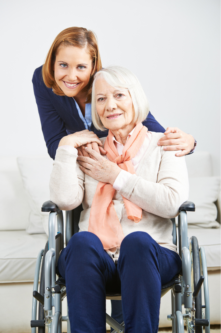 caregiver and client